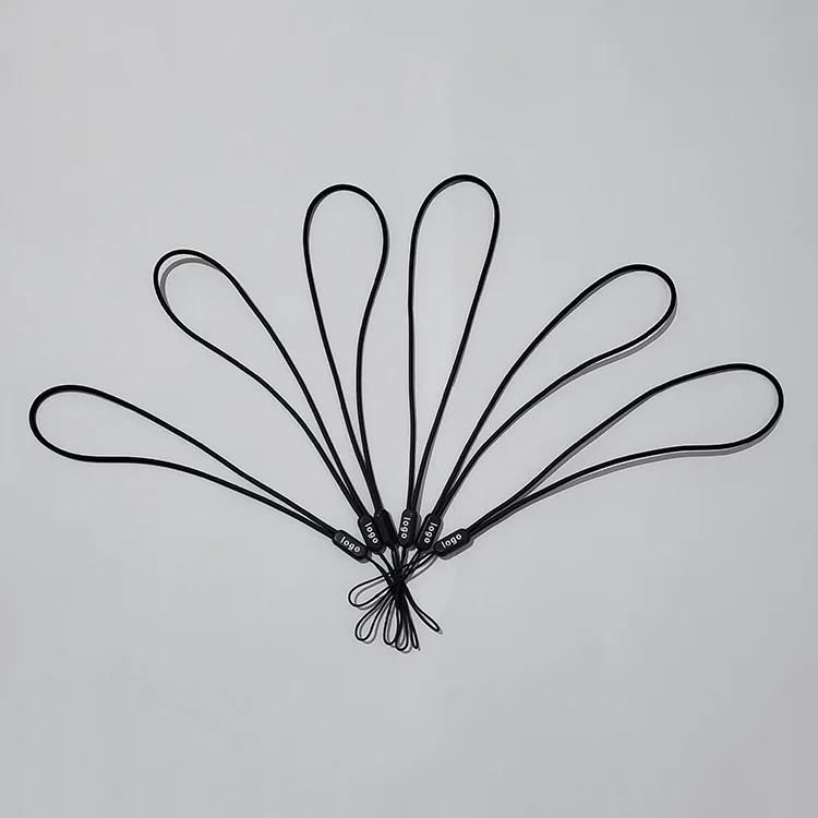 Spring Coil Cord Tether Flexible Theftproof Stretch Elastic Lanyard Keyring Keychain Lanyard with Clip