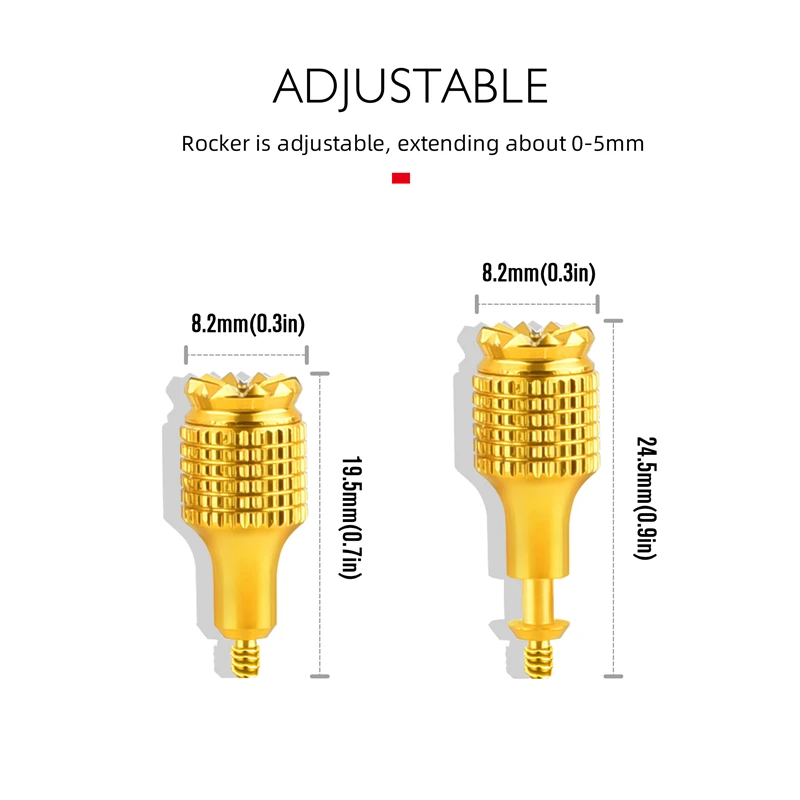 STARTRC Aluminum Alloy Remote Control Sticks for DJI FPV Remote Controller 2 Joystick Replacement Accessories