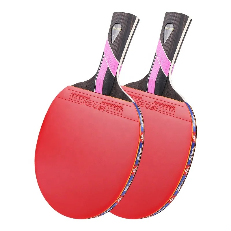 Boli Custom Logo Three Star Table Tennis Bat Long Handle Racket