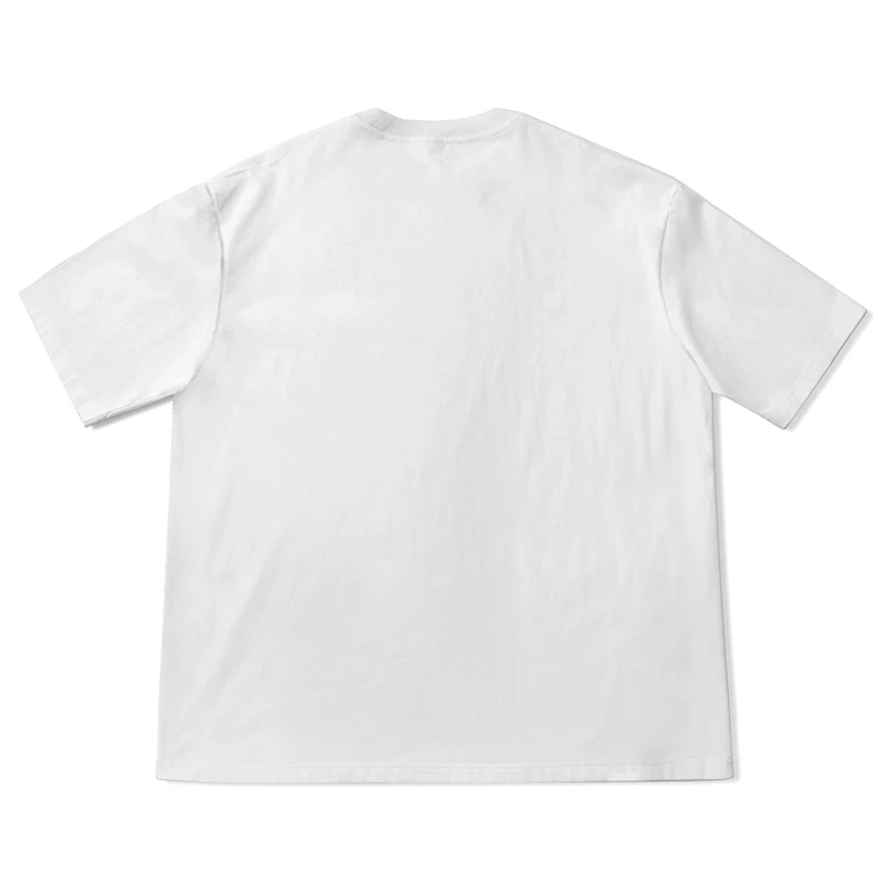 Heavyweight Box Tee Shirts Unisex Tshirt 100% Cotton Half Sleeve T-Shirt Custom Logo White Cropped Men Boxy Fit T Shirts