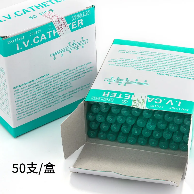 CE ISO certificated Medical I.V. Catheter Needles Disposable Sterilized U Pick Tattoo Piercing Needles 14G 16G 18G 20G 22G