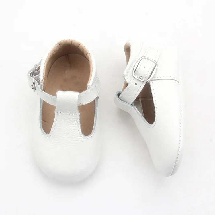 High Quality Hot Sale Leather T Bar Baby Shoes Soft Sole Dress Kid Shoes for Boys Girls