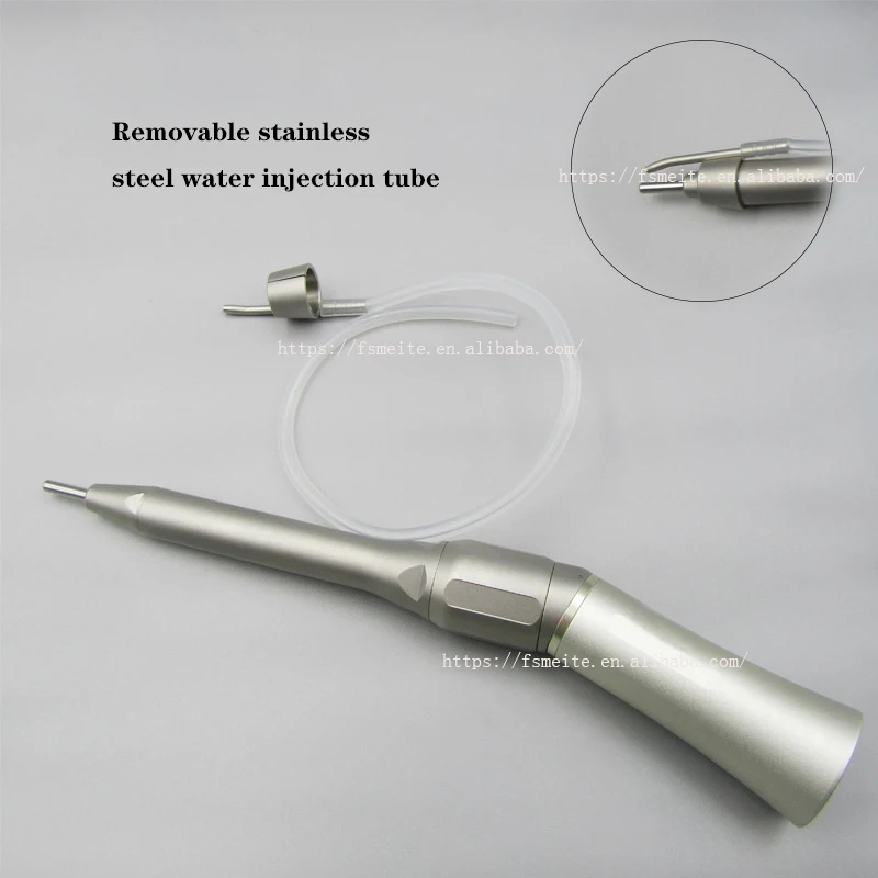 Foshan meite 1:1 Dental high speed Low Speed 20 degrees Surgical Straight Handpiece dental turbine air Contra Angle Handpiece
