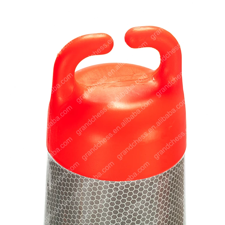 Pu Road Lane Divider Rubber Warning Traffic Flexible Column Plastic Bollard Delineator Post