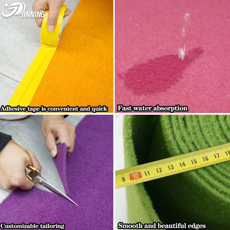 Modern Large Rug Living Room Red Grey Brown Home Decorative Carpets Anti Slip Mat Non slip Carpet Red Carpet for Weddings