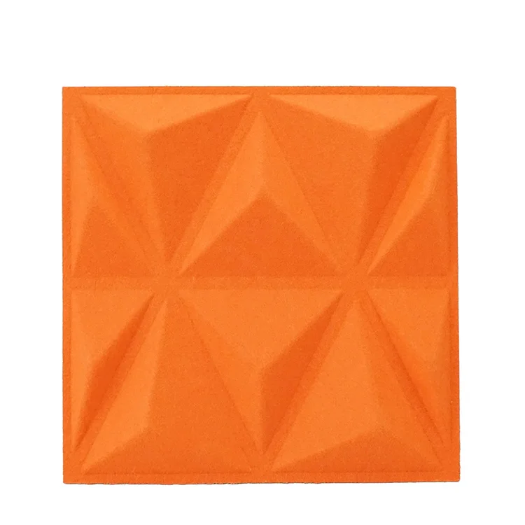 Хорошие декоративные студийные звукоизоляционные 3D акустические настенные панели из полиэстера