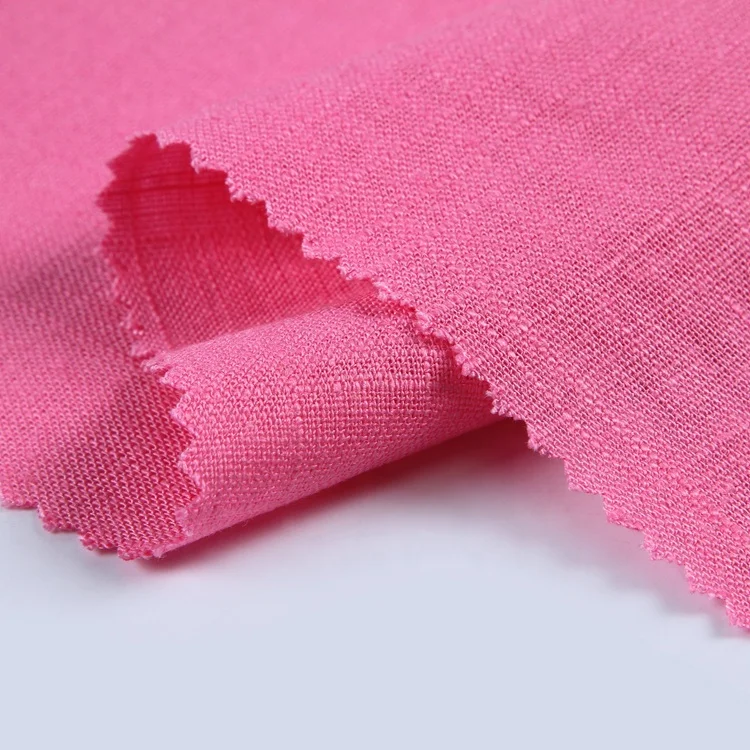 High quality woven viscose wide width linen clothing fabric usa for garments