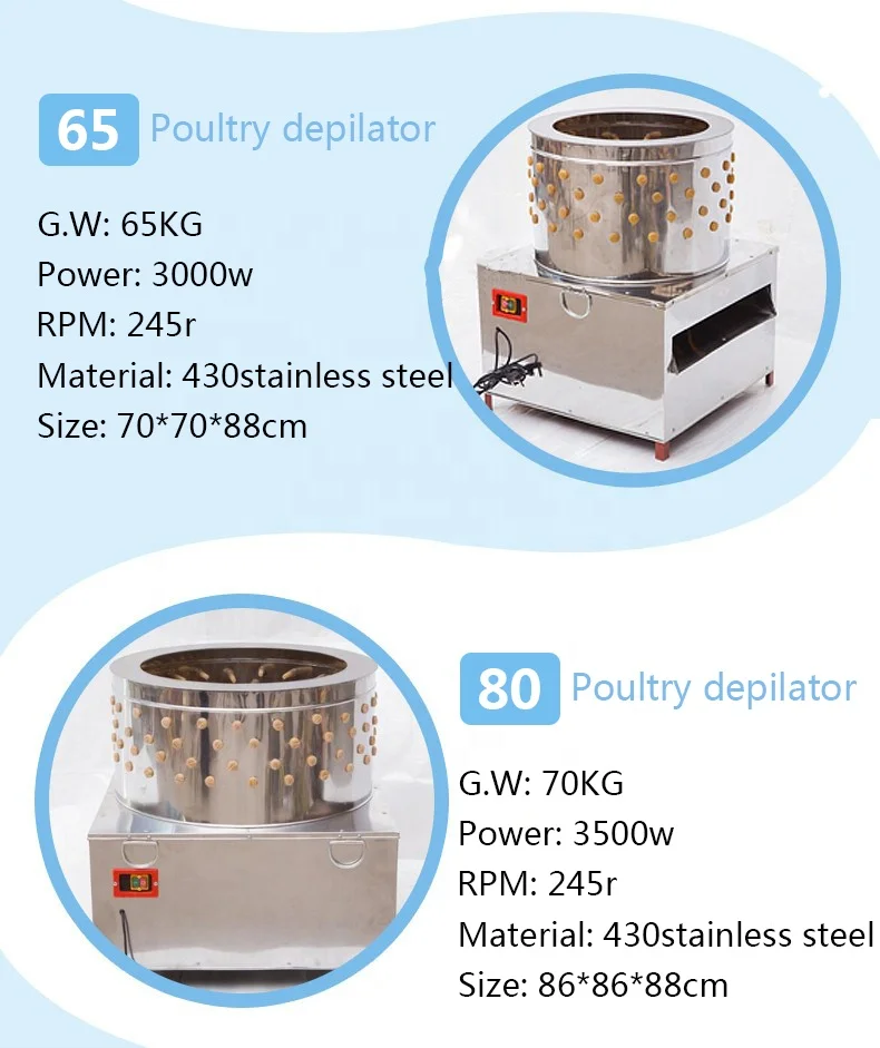 High Quality Chicken Plucker Machine Poultry Feather Plucker Machine Chicken Cleaning Machine