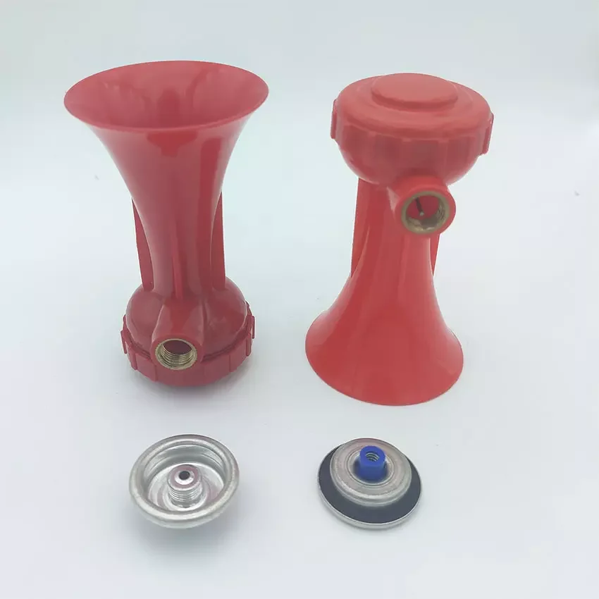 Wholesale Promotional decorative plastic Aerosol gas air horn for marine and sport