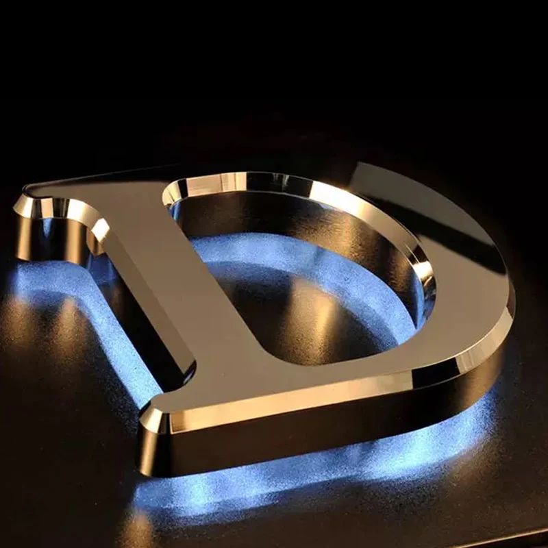 Hotsale New Design 3D Alphabet Lights LED illuminated Signs Channel Letters For Shop Advertising Decoration