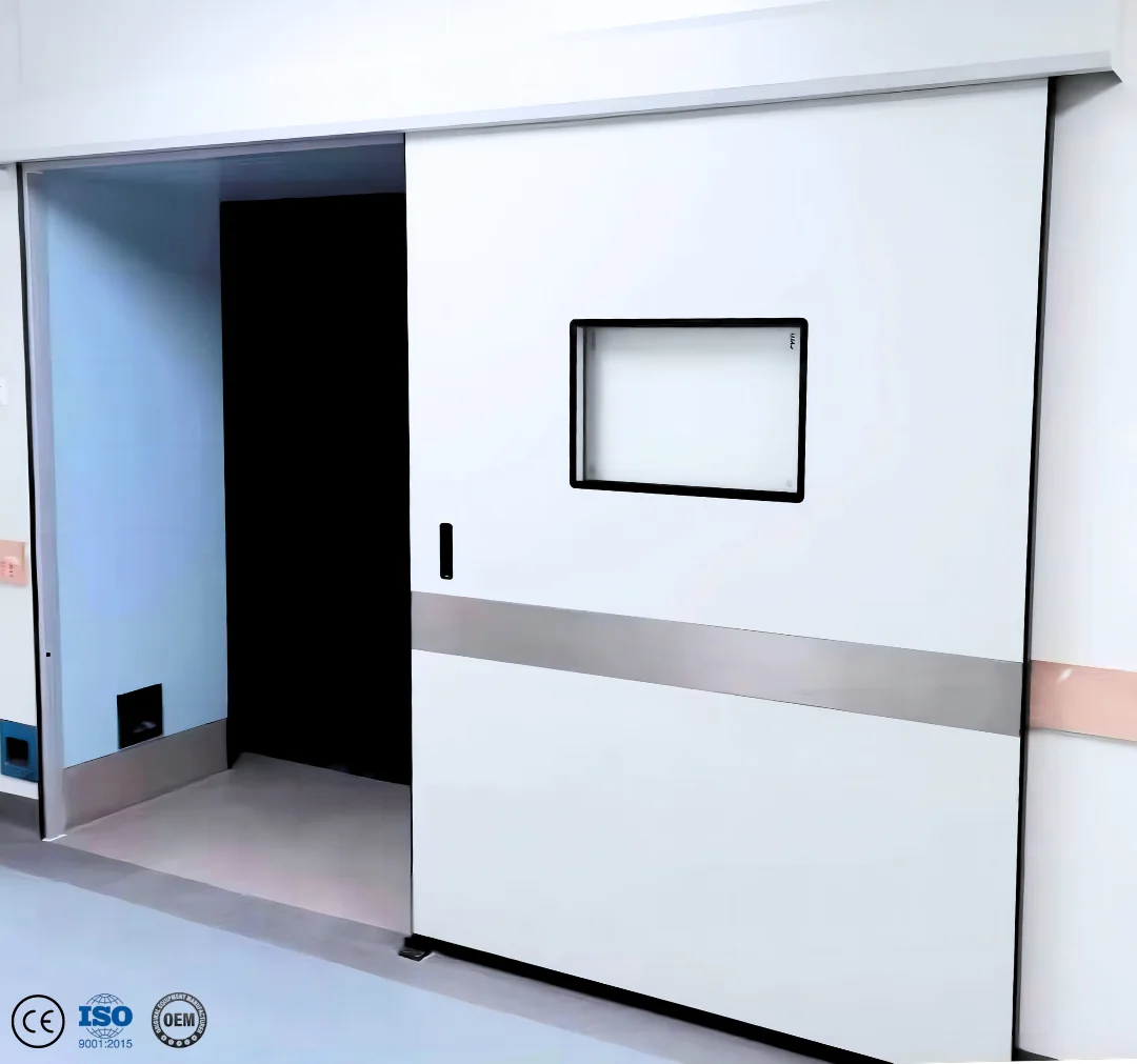 Steel sliding hospital school clean room door Automatic sliding door