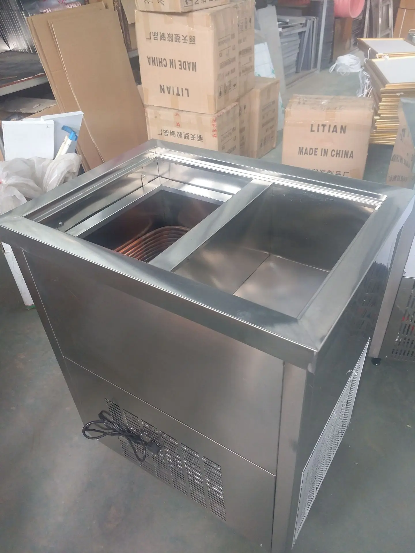 Commercial Ice Popsicle Maker Machine Customized Electric Freezer Popsicle Machine