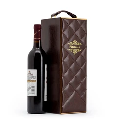 Custom Christmas bespoke hy printing luxury wine wood wooden box for Promotion gifts