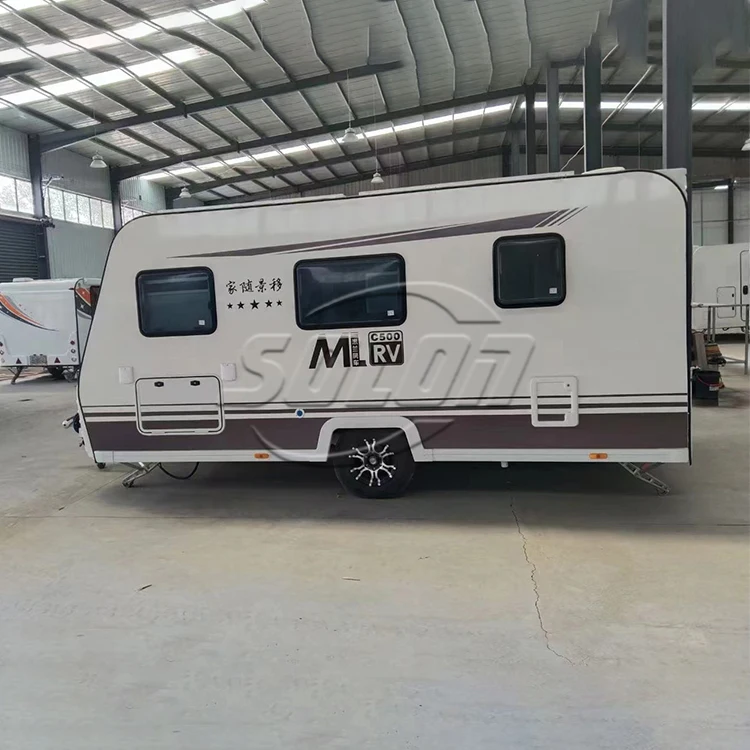 Mini Travel Caravan RV Travel Trailer With Kitchen Trailer Camping