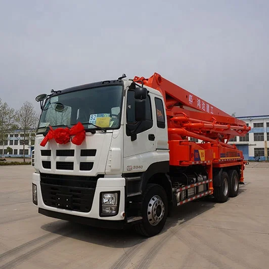 Hot sale Diesel Trucks price 25m concrete pump truck