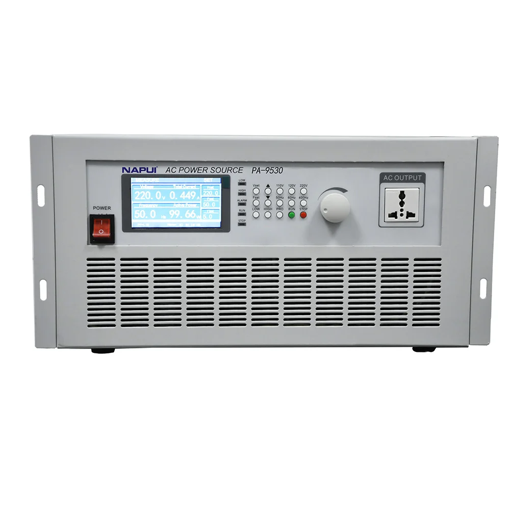 AC Power Source single phase PA9530 0-300V 0-3KW 50-400hz adjustable Programmal Control Variable Frequency AC Power Supply