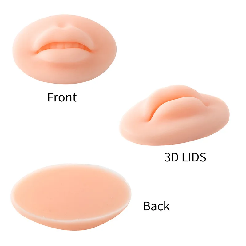 Hadiyah Factory Wholesale 5D Soft Blushing Mold Pmu Tattoo Microblading Full Realistic Lip Ractice Silicone Skin