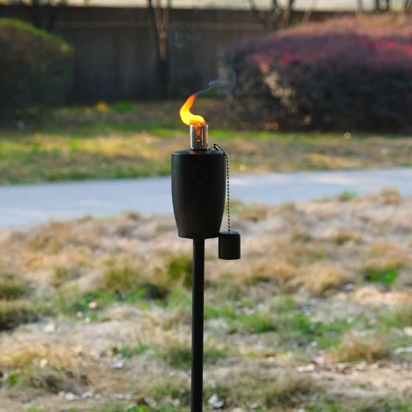115 CM Garden Stainless steel Tiki Oil torch for Lawn