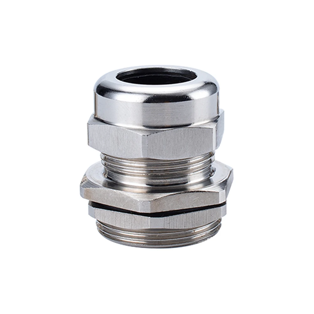 Adjustable Metal Cable Gland 304 Stainless Steel Threaded Union M10 Cable Quick Fixing Connector