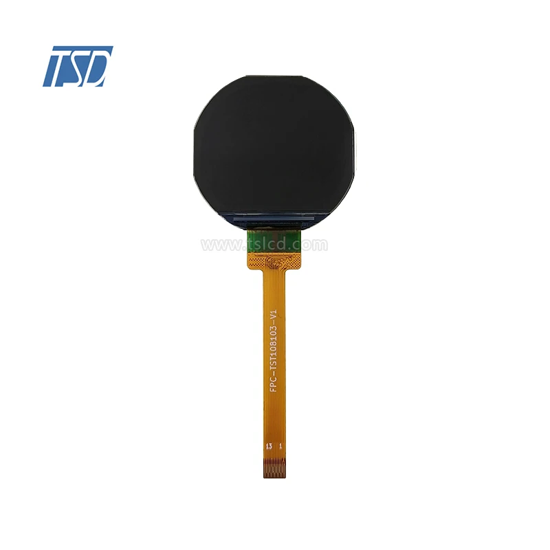1.08 inch tft lcd Small round lcd screen 240x210  ST7789V spi interface display long FPC