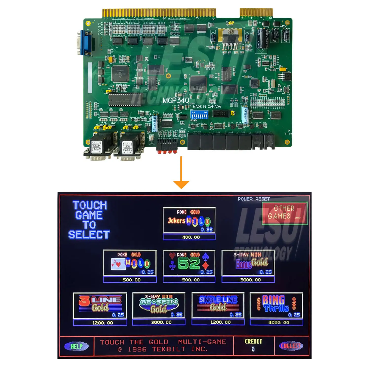 Новейшая 340 настольная игра MGP multi аркадная игровая доска