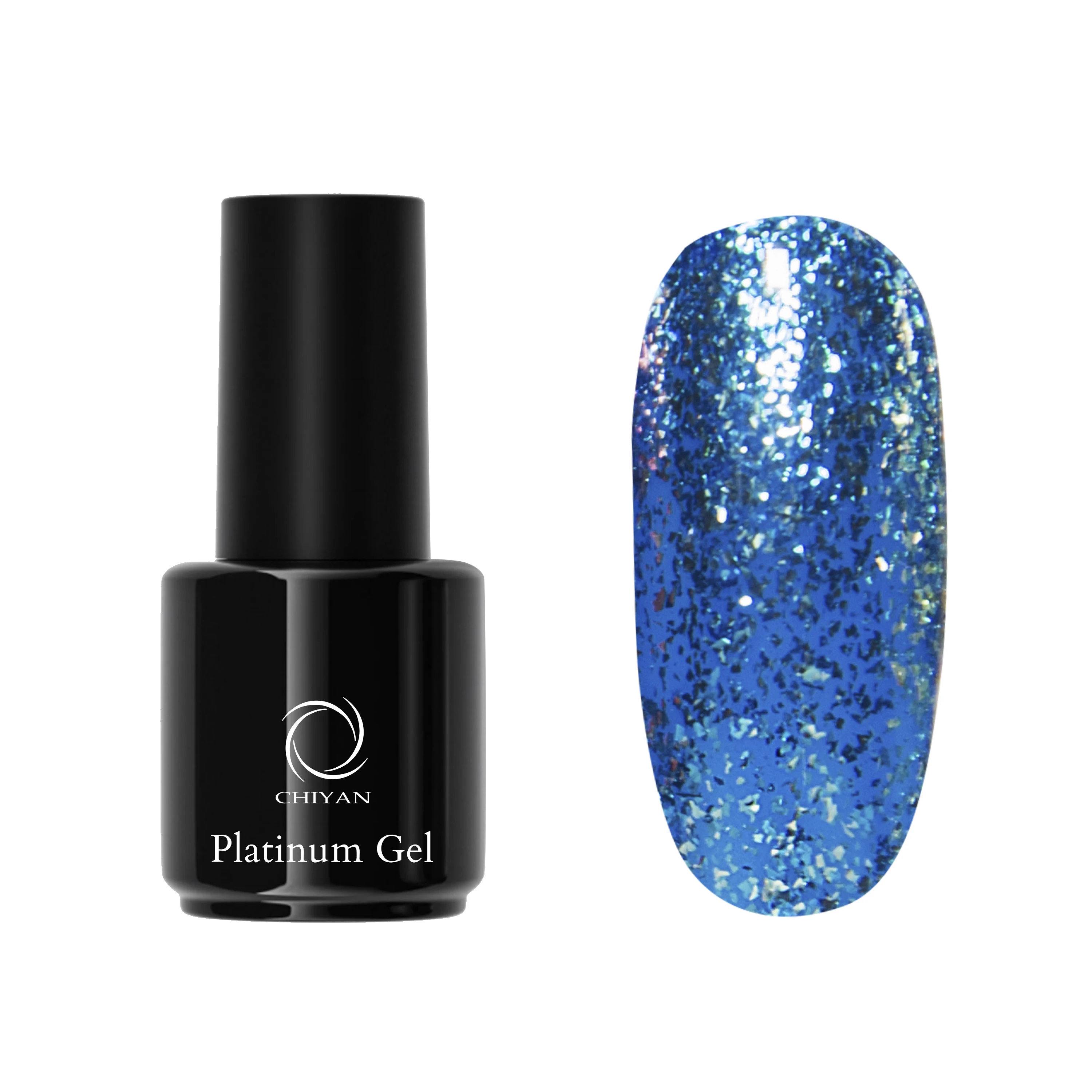 Chiyan professional private label custom logo platinum gel polish nail art Private Label 12 Colors Nail Art Gel Polish Kit Set