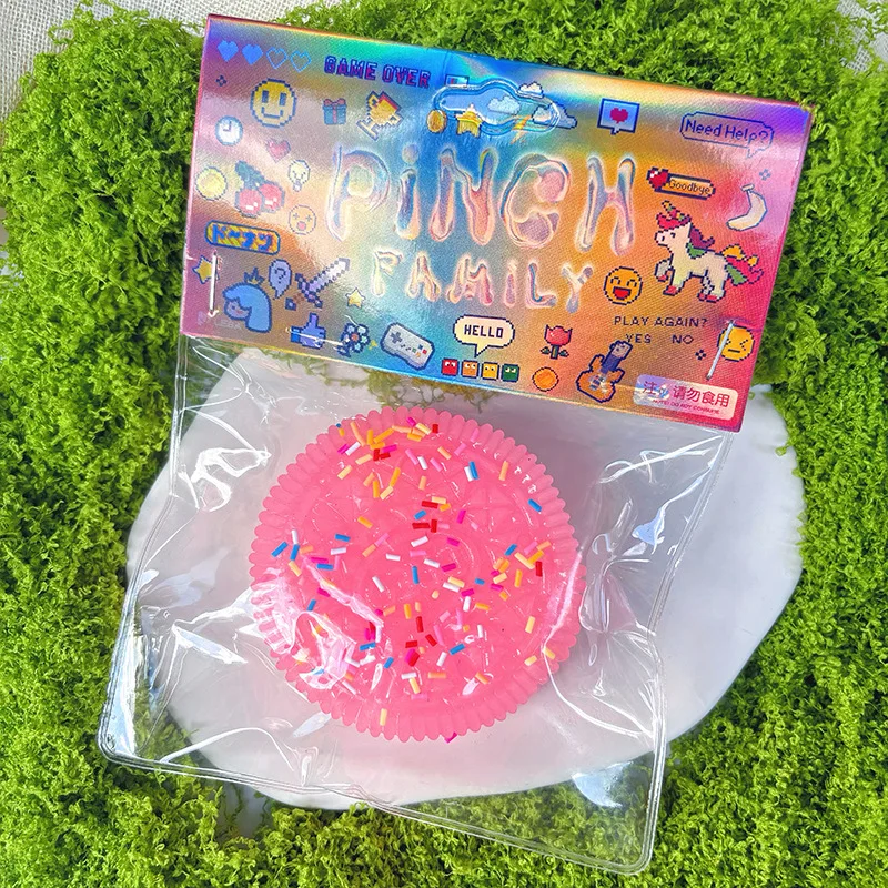 Pinch Family Squishy Taba Squishy Ore Stress Relief Toy Pinching Sandwich Simulation Cookie Squishy