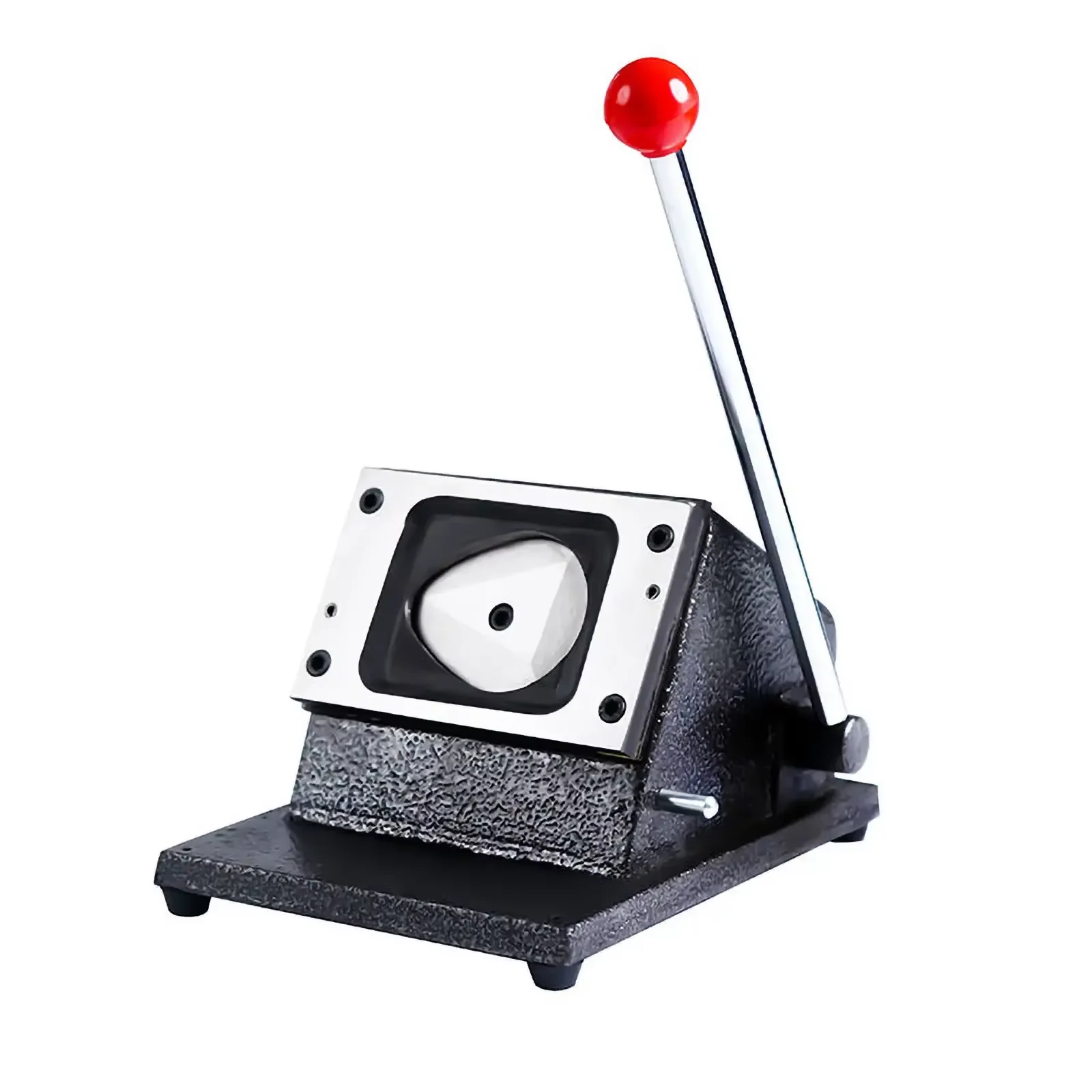 68*56MM Water Droplets Shape Button Maker Kit Badge Making Machine+Paper Cutter+100pcs Badge Buttons