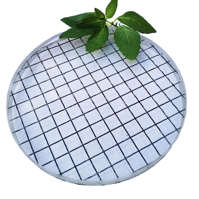 Customized Fabric copper laminated tempered safety building glass wire mesh laminated Glass