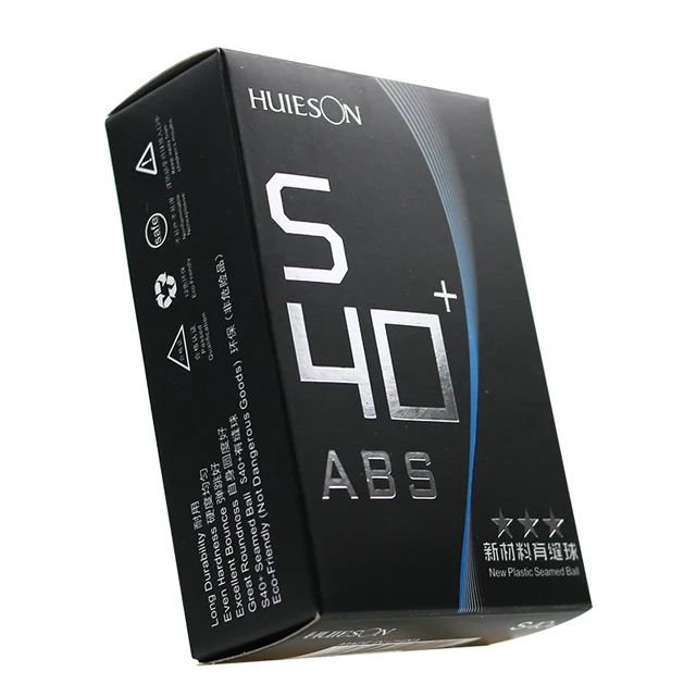 
HUIESON three stars Table Tennis New material S40+ box-packed OEM factory processing customization 