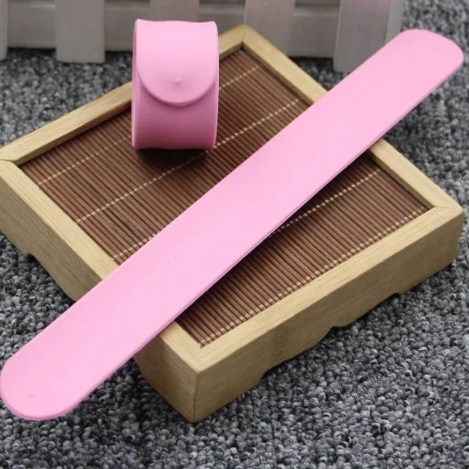 DIY Silicone Rainbow  Wrist Bands for Adults & Kids families Craft Soft and Safe for Party Favors   slap bracelet