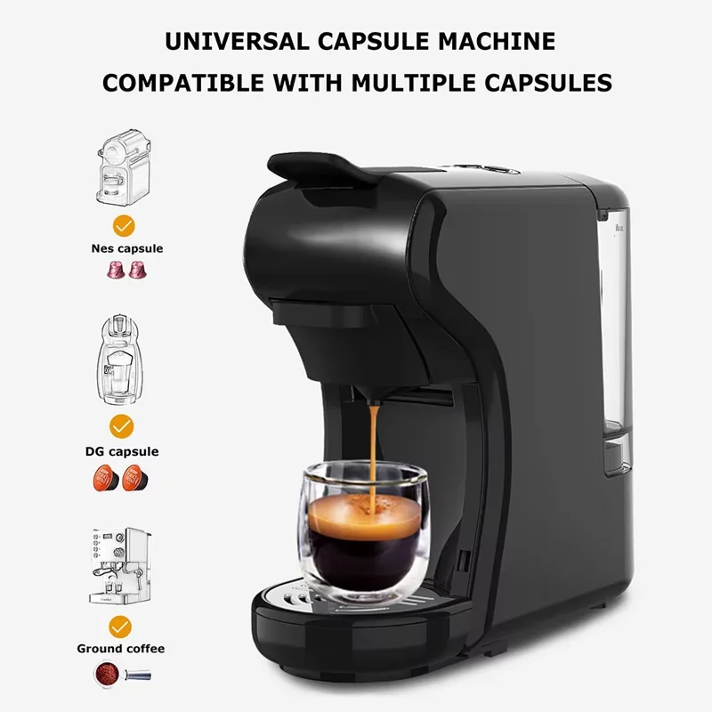 Smart 20 Bar  multi function 7 in 1 minimalist Espresso Coffee powder Machine Capsule makers