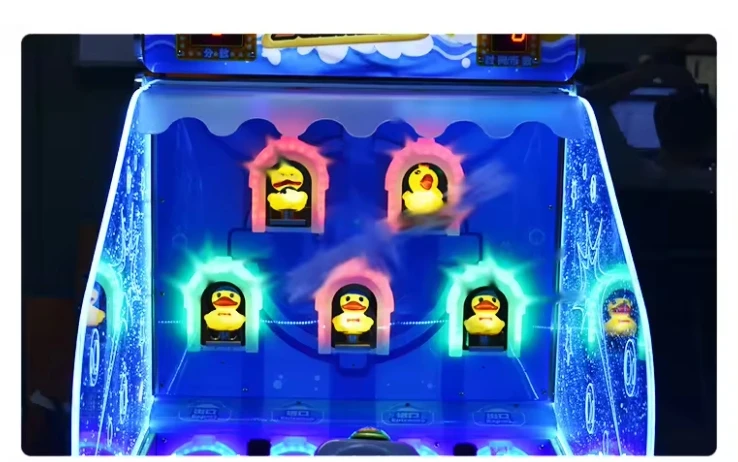 Arcade game Interactive little duck children water shooting redemption game machine coin operated Jet Water Game