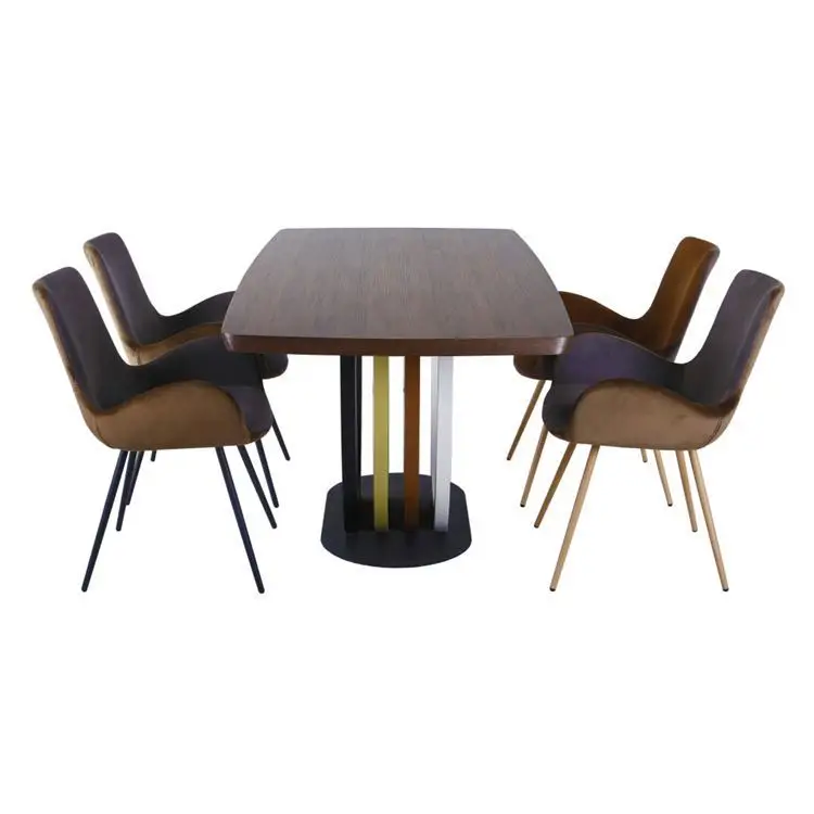 Классический дизайн HOMEMORE, недорогие деревянные столовые наборы мебели для гостиной/столовой