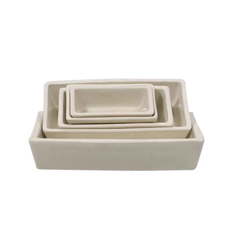 HAIJU LAB  Ceramic Boat/Ark Combustion Boat Ceramic Captain Ark Ash Pan Ceramic Crucible