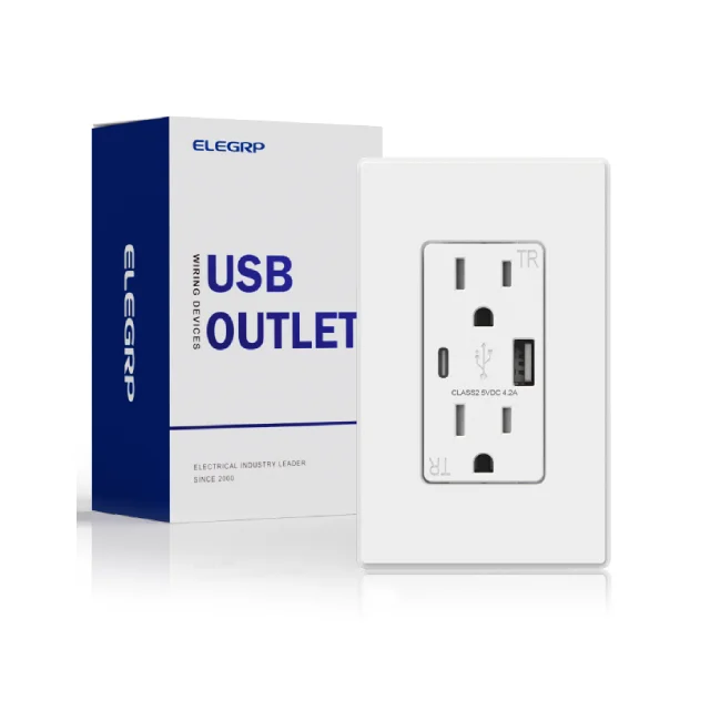 Электрическое зарядное устройство ELEGRP, 4,2 А, 5 В, USB Тип c, 20 Вт