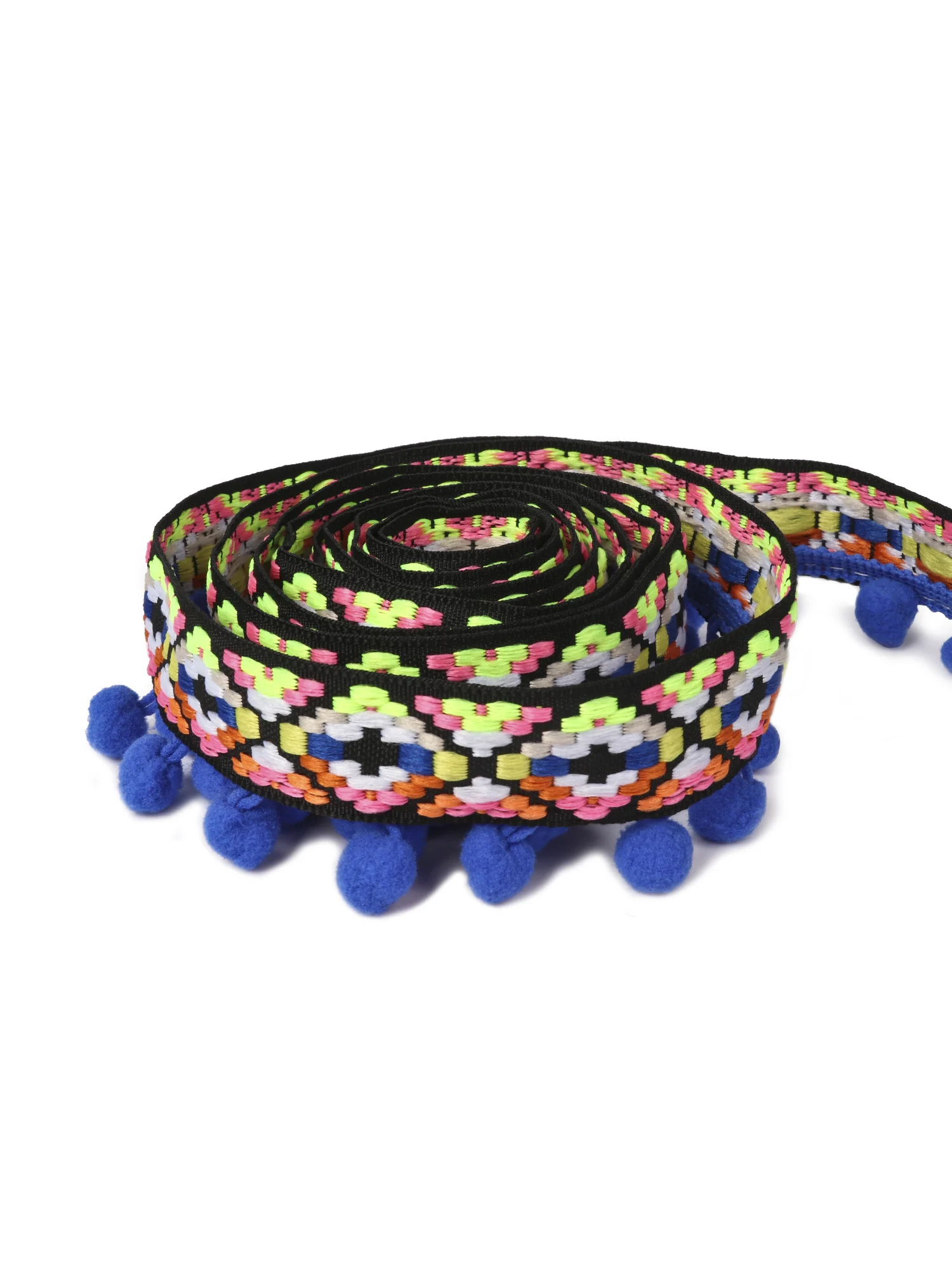 
Wholesale Braid Embroidered Tassel Lace Fringe Pom Pom Trim 