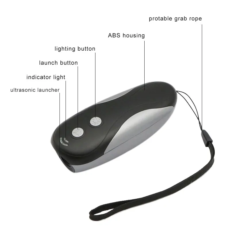 Ультразвуковой Отпугиватель собак Chaser сменный аккумулятор питания для дрессировки собак ультразвуковой остановить лай устройство для отпугивания собак и кошек