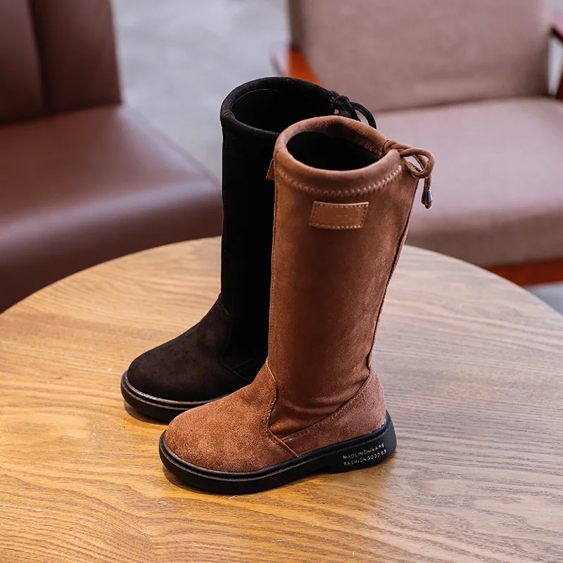 Осенние модные классические детские Ботинки Martin из натуральной кожи