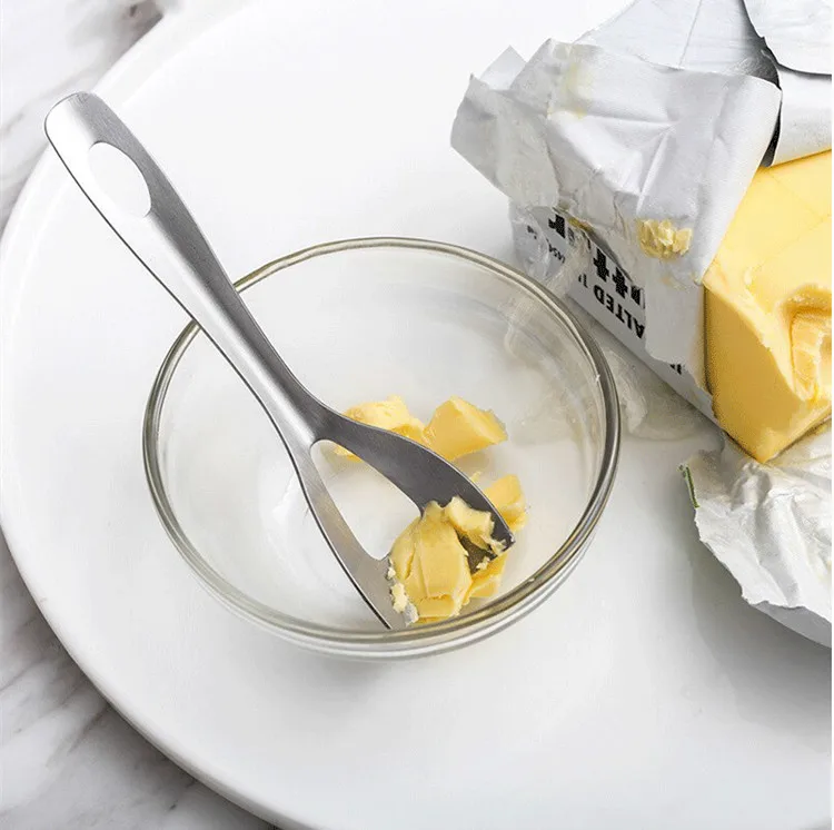 Hot Selling New Design Food Grade Stainless Steel Cheese Tools Cutter Butter Knife Cheese Knives For Kitchen