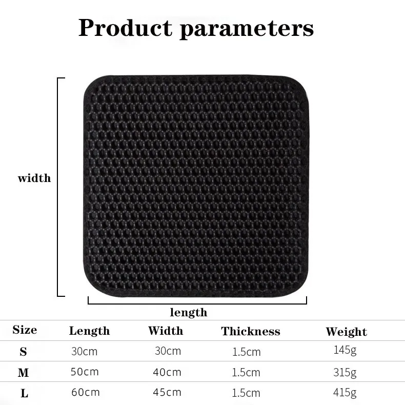 Xianchanpets Double Soft Cat Paws Wholesale Non-Slip Waterproof Backing Cat Litter Mat Easy Clean 10kg Sand Material