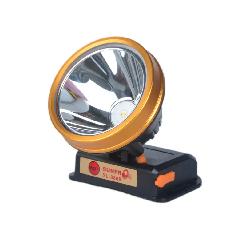 Portable rechargeable headlights white light work lights LED aluminum headlights head mounted