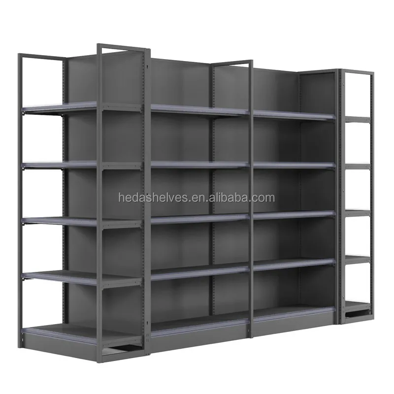 Wholesale Factory Gondola Shelving Grocery Steel Rack Retail Store Racks Supermarket Rack Suppliers
