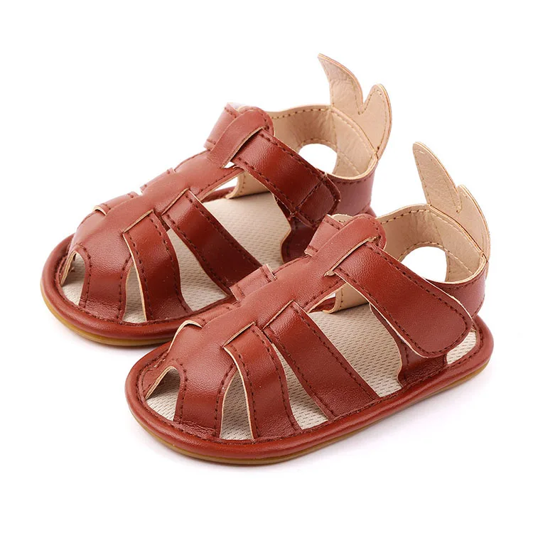 2021 black white brown toddler girl sandals comfort leather shoes