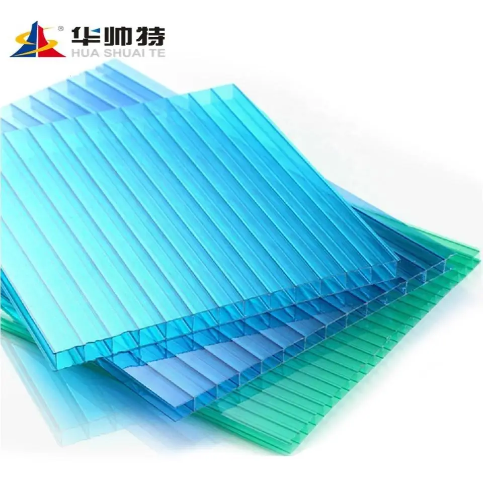 HUASHUAITE High Quality And Best Price Opaque Polycarbonate Hollow Sheet 1mm Price List