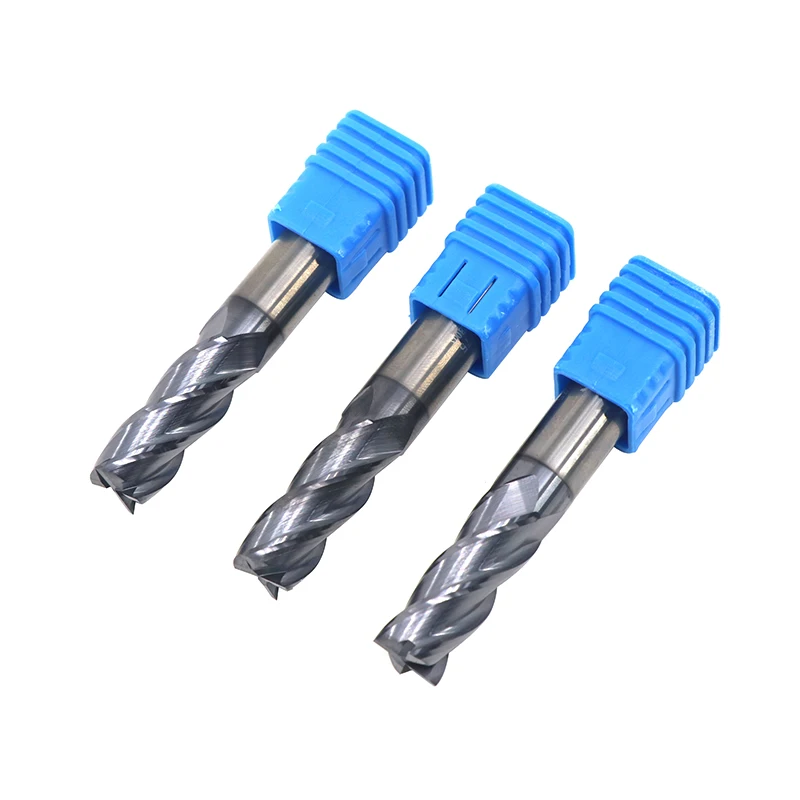 Unequally Pitched End Mills End Mills. 4 Flute Carbide Variable Pitch End Mills for Stainless Steel