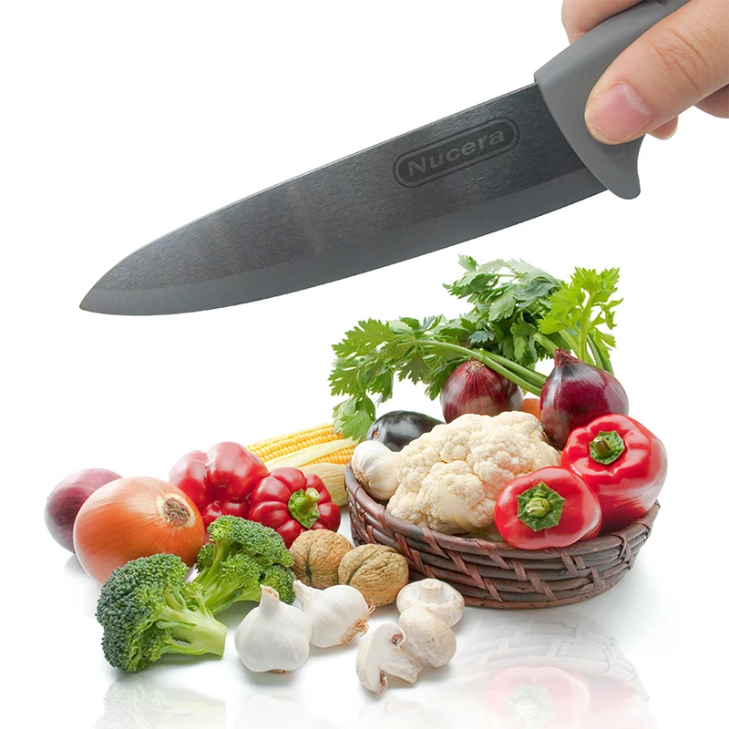 4 Pieces Ceramic Chef Knife and Paring Set of Kitchen Knives