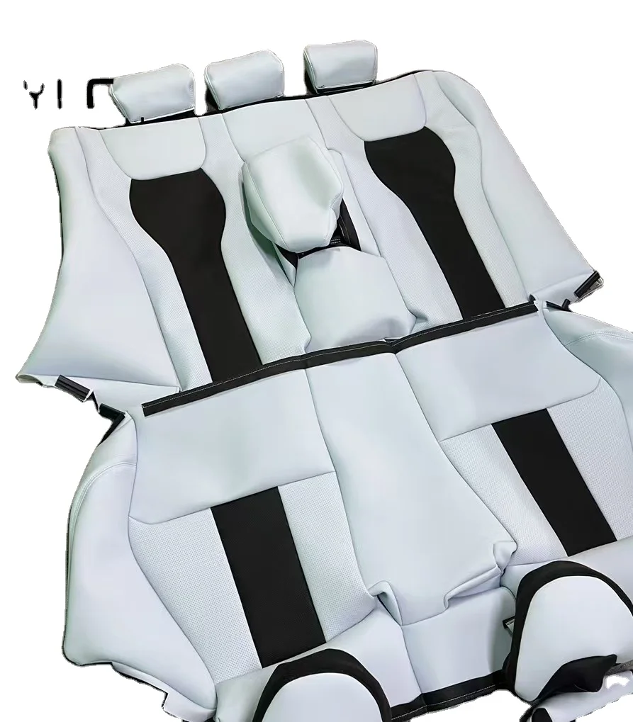 Factory direct sale beige luxury full set leather car cover seat cover suitable for BMW 3 series 2018 front row upgrade M3