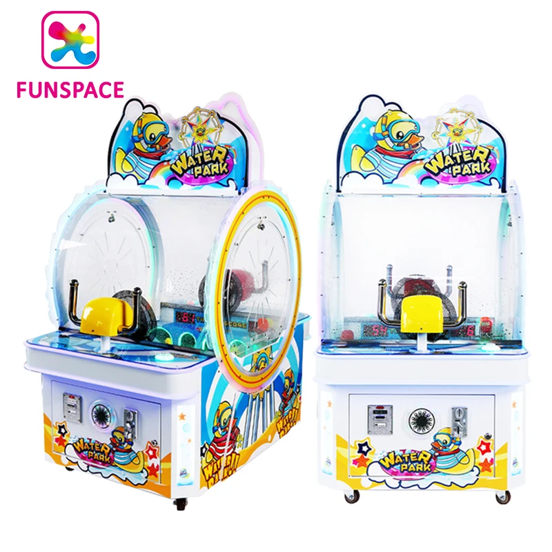 Kids Double Players Gaming Euqiment Coin Operated Arcade Ticket Game Machine Shoot Ducks Water Shooting Game Machine