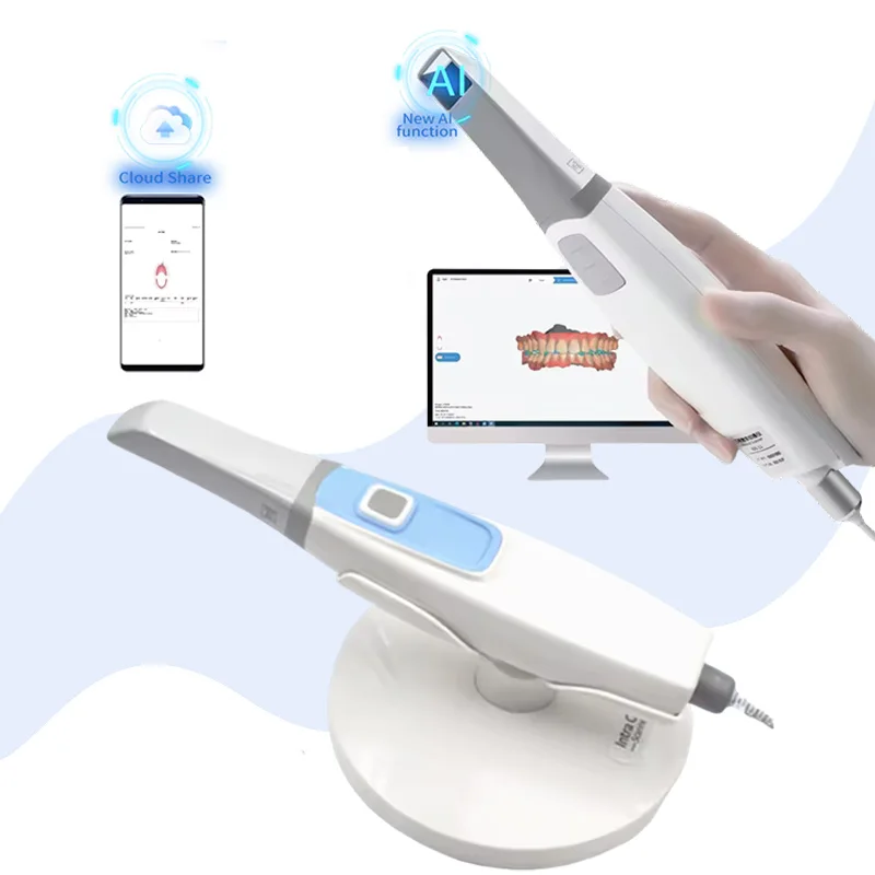 Oral Intraoral 3D Scanner PC Cart Fast Dental Intraoral Scanner  For Implant/Orthodontics/Restoration AI Scanning